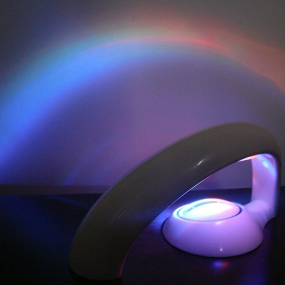 Rainbow Lamp Projector Kids Night Light New in Box! - Picture 4 of 15